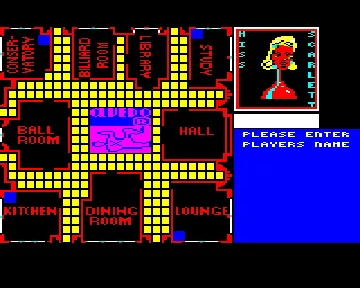 Cluedo (1986)(Leisure Genius)[h2 Sam][CLUEDO] screen shot game playing